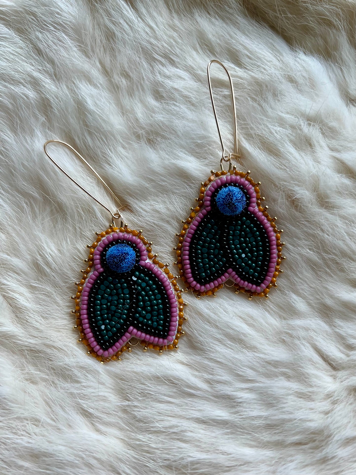 Blueberry Pompoms