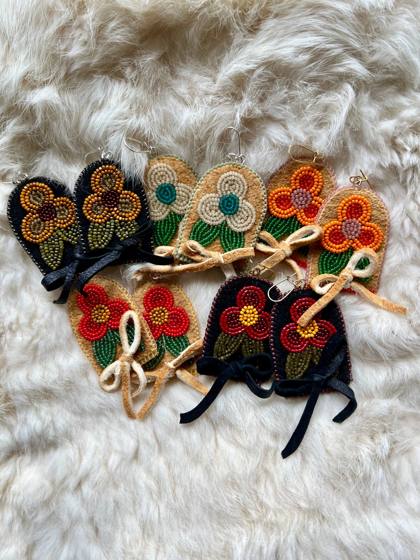 Custom Moccasin Vamp Earrings