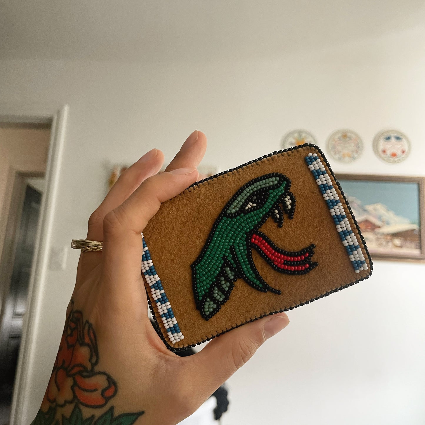 Custom Traditional Tattoo Card Holder