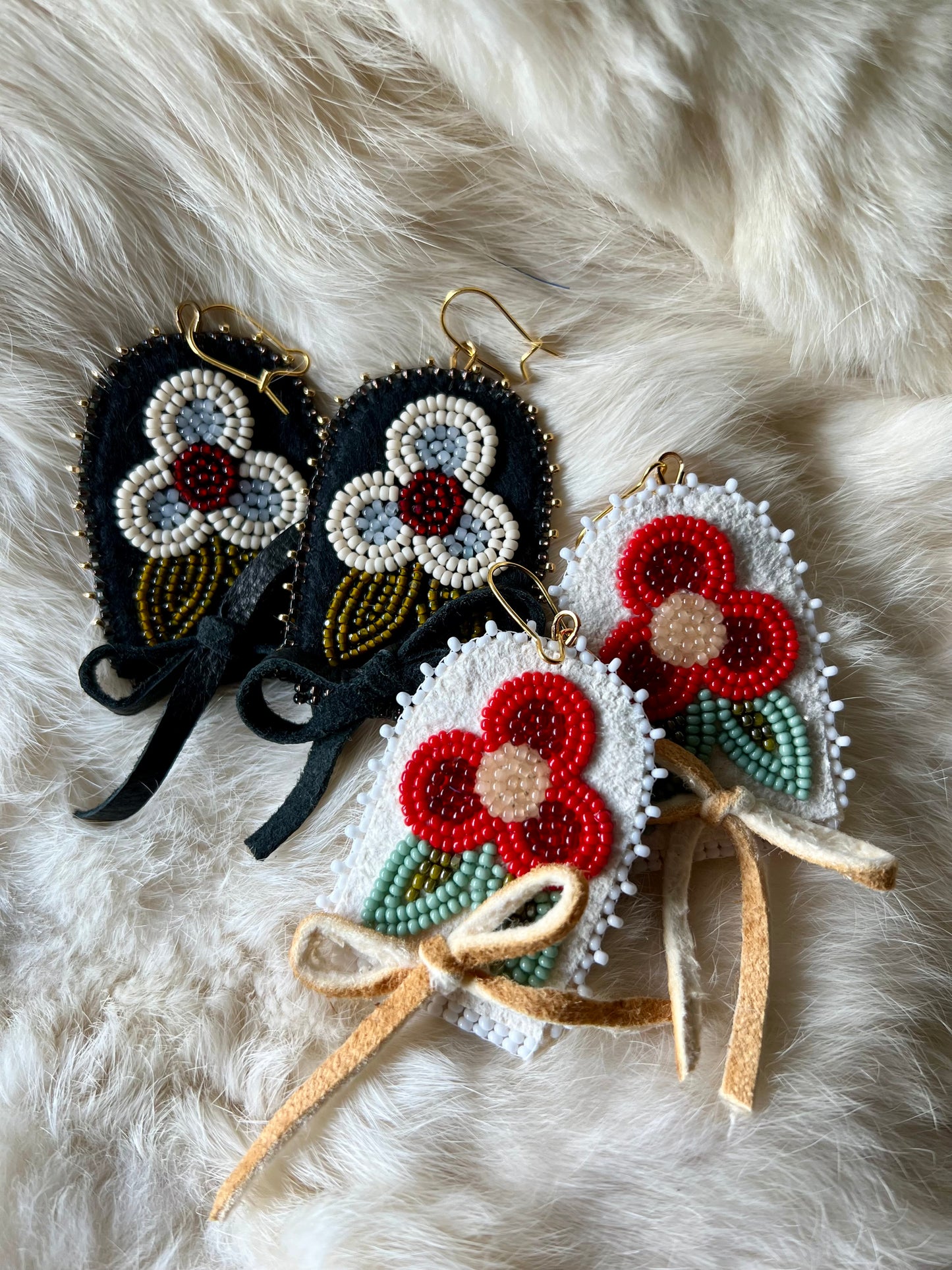 Custom Moccasin Vamp Earrings