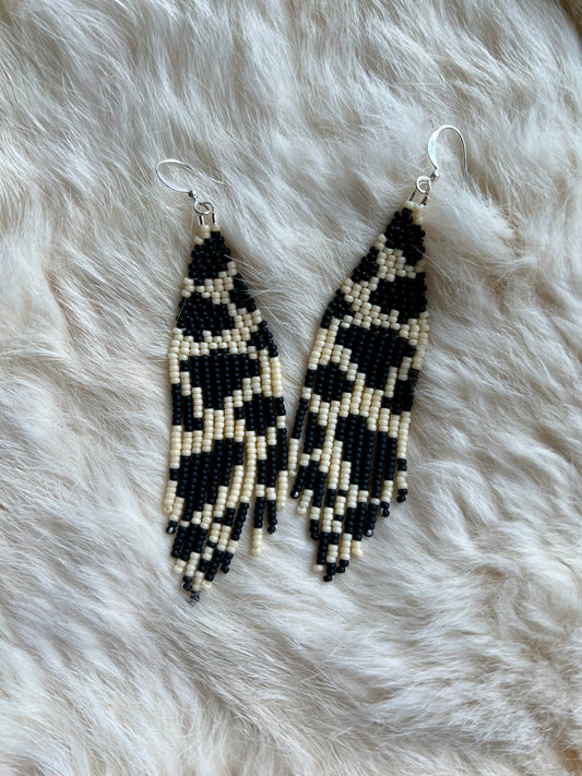 Made-to-Order Cow Print Fringe