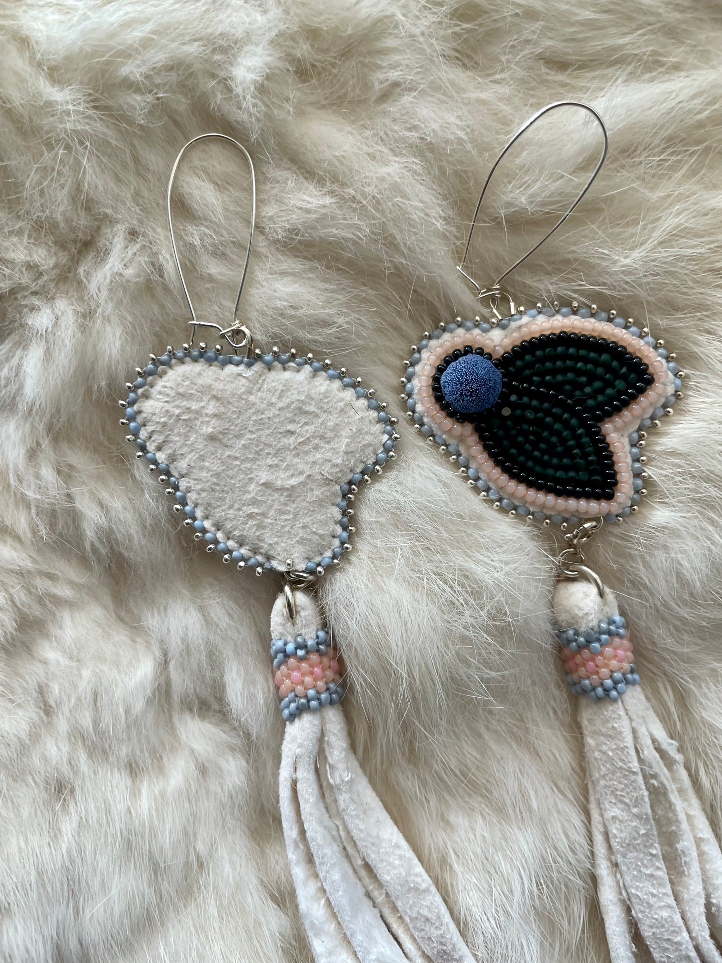 3-in-1 Blueberries With Beaded Hide Tassels