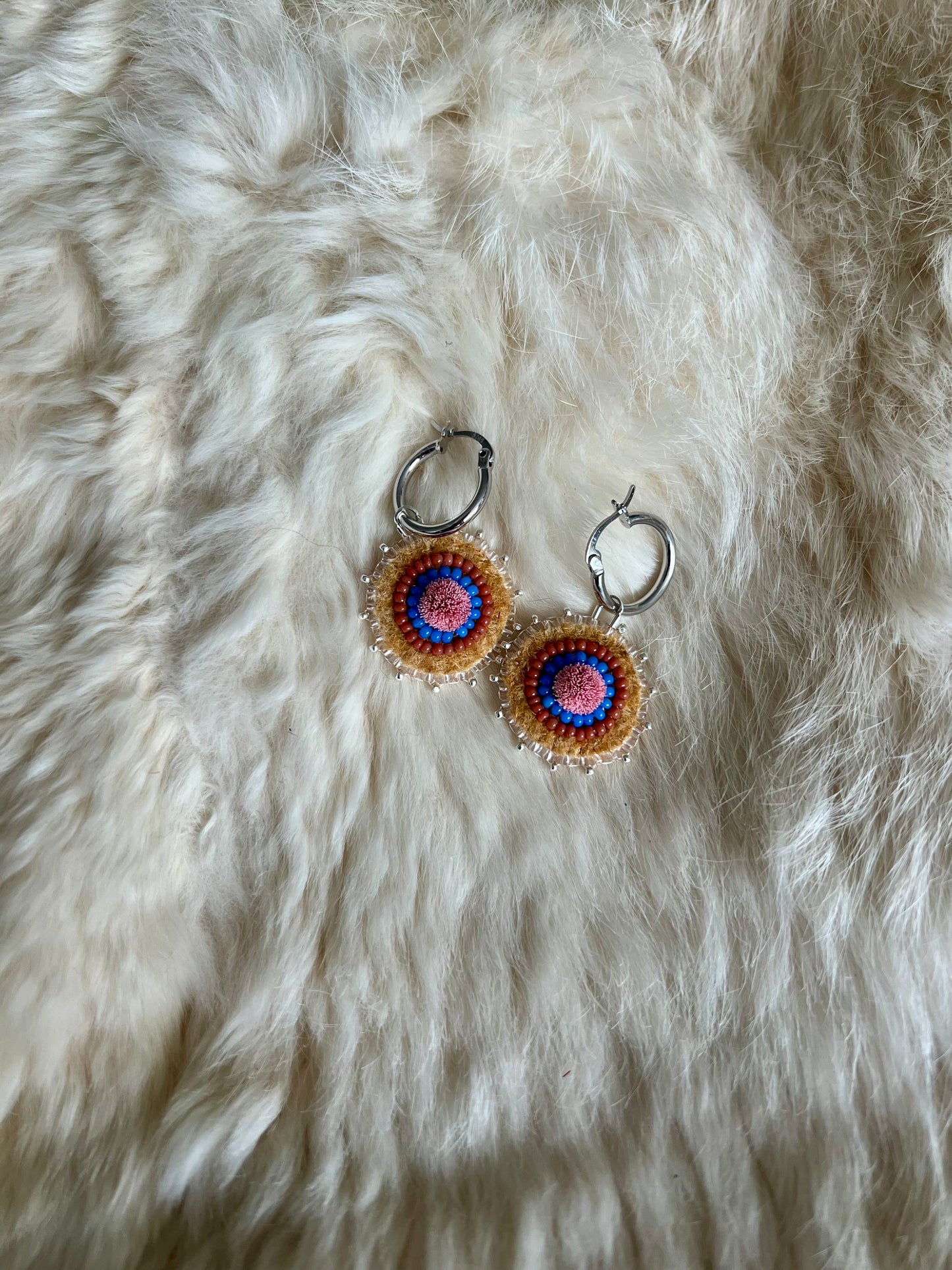 Candy Tufted Drops on Hoops