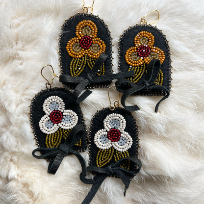 Custom Moccasin Vamp Earrings