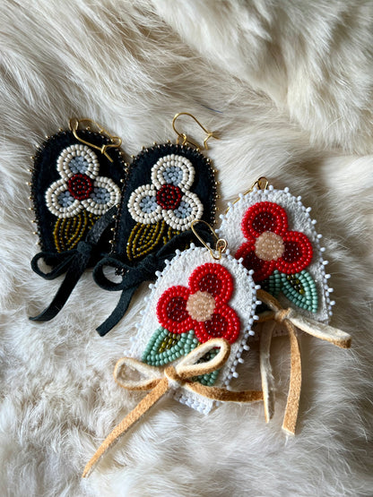 Custom Moccasin Vamp Earrings