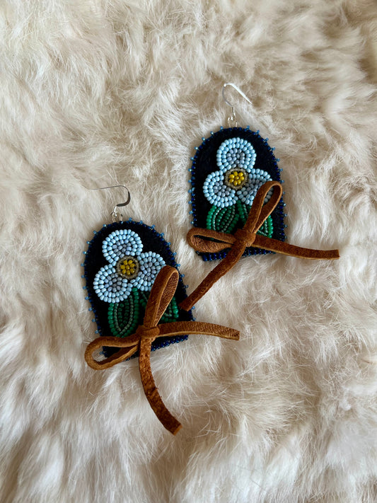 Moccasin Vamp Earrings
