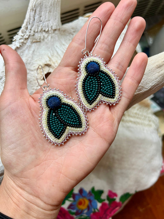 Buttercup Blueberry Earrings