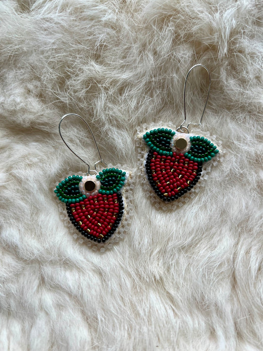 Strawberry Gold Earrings