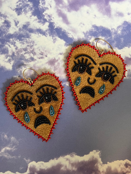 Crying Heart Earrings