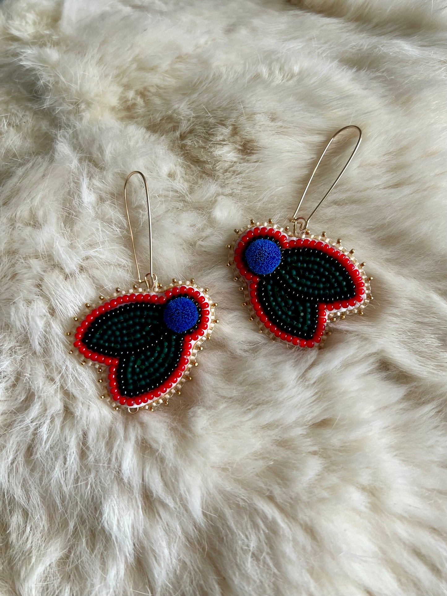 Bright Blueberry Earrings 3-in-1