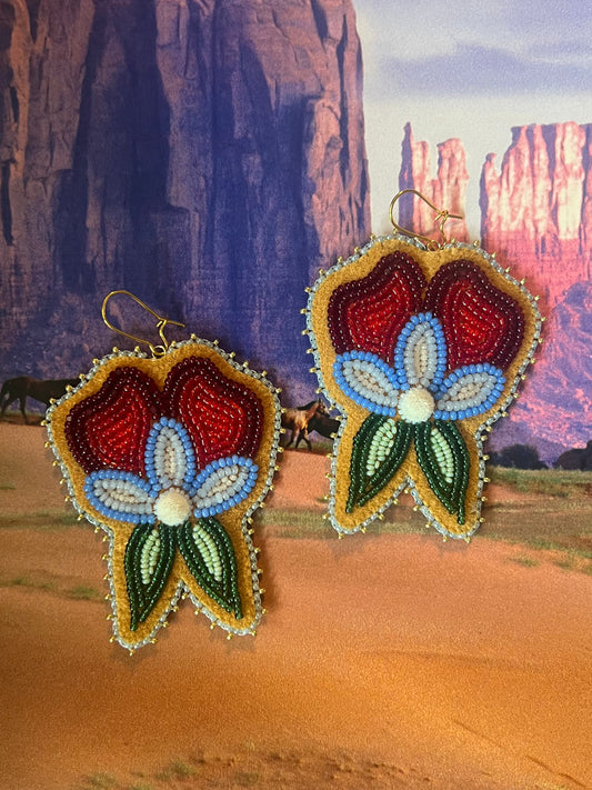 Snow Berries Floral Earrings